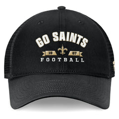 New Orleans Saints Fanatics Timeout Trucker Adjustable Hat