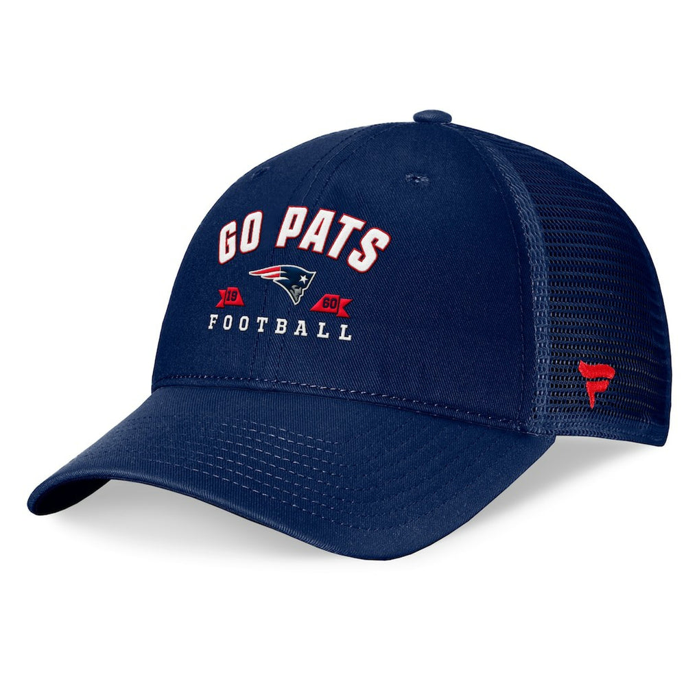 New England Patriots Fanatics Timeout Trucker Adjustable Hat