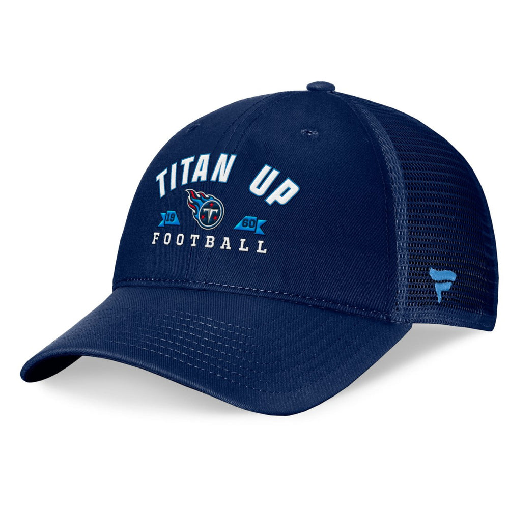 Tennessee Titans Fanatics Timeout Trucker Adjustable Hat
