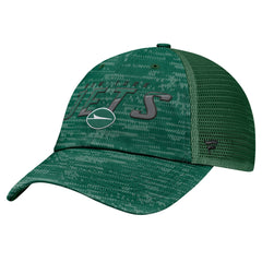 New York Jets Fanatics Challenge Trucker Adjustable Hat