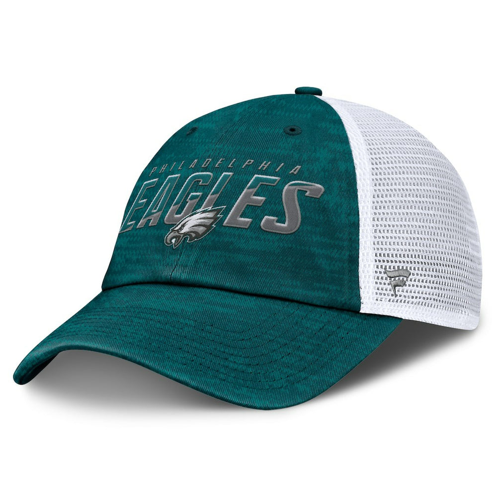 Philadelphia Eagles Fanatics Challenge Trucker Adjustable Hat