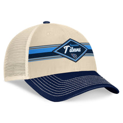 Tennessee Titans Fanatics Diamond Stripe Trucker Adjustable Hat