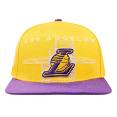 Los Angeles Lakers Pro Standard Logo Morph Snapback Hat Online