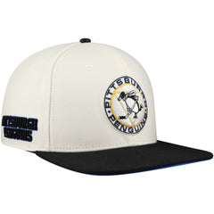 Pittsburgh Penguins Pro Standard Retro Classic Logo Snapback Hat Discount
