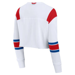 Philadelphia Phillies Fanatics Women's Stretch Cropped Fashion Long Sleeve T-Shirt | MLB US