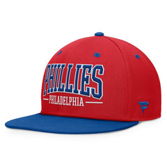Philadelphia Phillies Fanatics Fundamental Bold Snapback Hat | MLB Outlet
