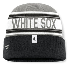 Chicago White Sox Fanatics Fundamental Team Stripe Cuffed Knit Hat | MLB Sale