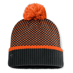 San Francisco Giants Fanatics Women's Fundamental Jacquard Cuffed Knit Hat with Pom | MLB Sale