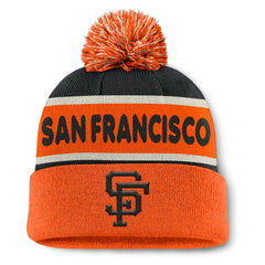 San Francisco Giants Fanatics Heritage Cuffed Knit Hat with Pom | MLB New