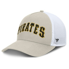 Pittsburgh Pirates Fanatics Heritage Light Khaki A-Frame Adjustable Hat | MLB New