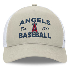 Los Angeles Angels Fanatics A-Frame Trucker Adjustable Hat | MLB For sale