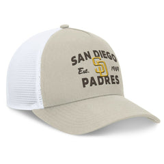 San Diego Padres Fanatics A-Frame Trucker Adjustable Hat | MLB Discount