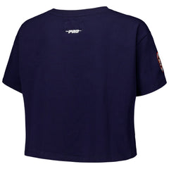 Houston Astros Pro Standard Women's Made To Play Boxy Cropped T-Shirt | MLB Outlet