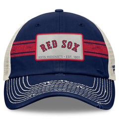 Boston Red Sox Fanatics Heritage Stripe Trucker Adjustable Hat | MLB For sale