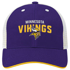 Minnesota Vikings Youth Core Lockup Trucker Adjustable Hat