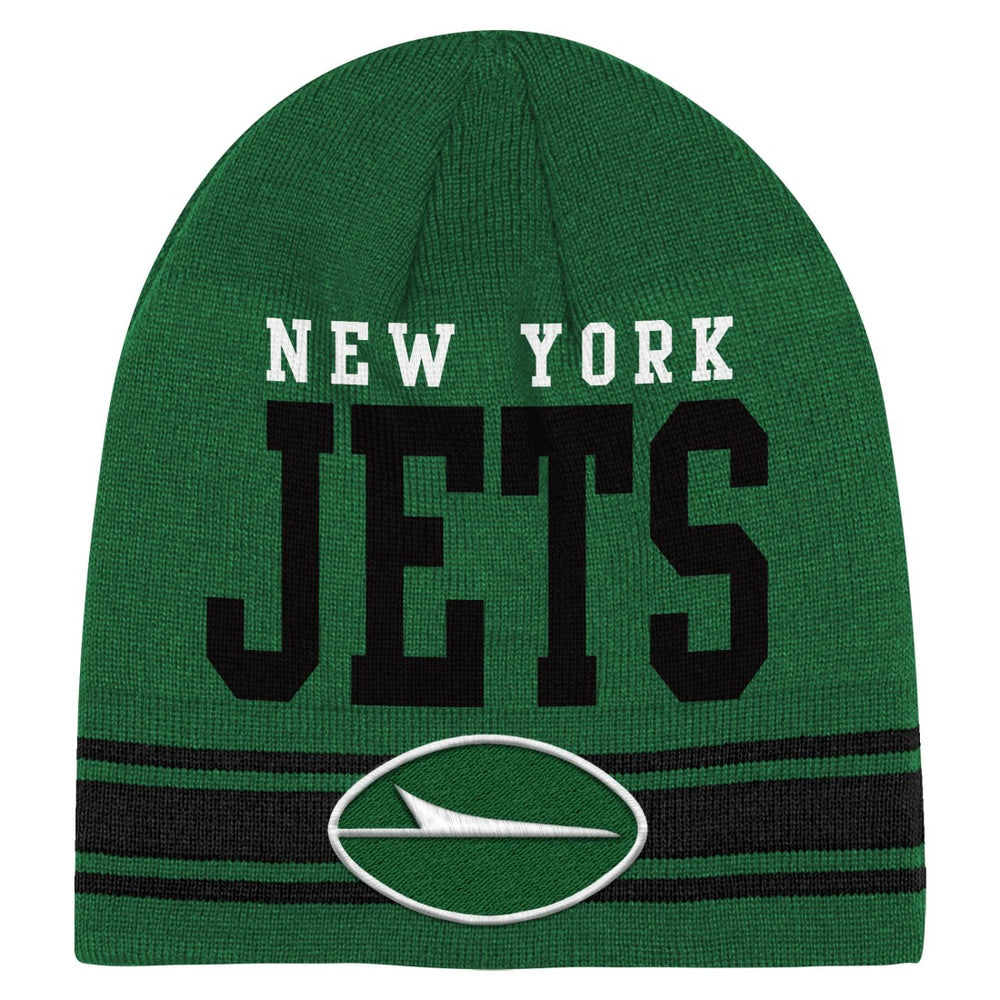 New York Jets Youth Retro Knit Beanie