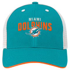 Miami Dolphins Preschool Core Lockup Trucker Adjustable hat