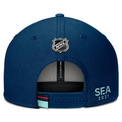 Seattle Kraken Fanatics Authentic Pro Prime Snapback Hat Discount