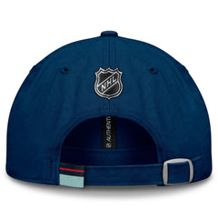 Seattle Kraken Fanatics Authentic Pro Prime Adjustable Hat For Sale