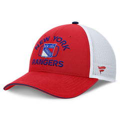 New York Rangers Fanatics Authentic Pro Rink Trucker Hat On Sale