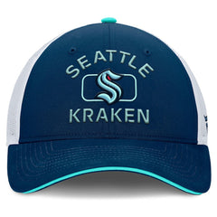 Seattle Kraken Fanatics Authentic Pro Rink Trucker Hat Sale