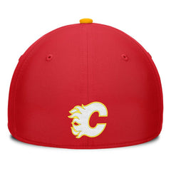 Calgary Flames Fanatics Authentic Pro Rink Team Code Flex Hat Discount