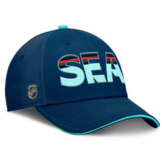 Seattle Kraken Fanatics Authentic Pro Rink Team Code Flex Hat Online