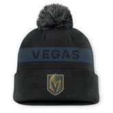 Vegas Golden Knights Fanatics Women's Authentic Pro Rink Cuffed Knit Hat with Pom Sale