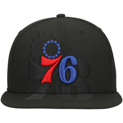 Philadelphia 76ers Blackout Shadow Logo 59FIFTY Fitted Hat Outlet