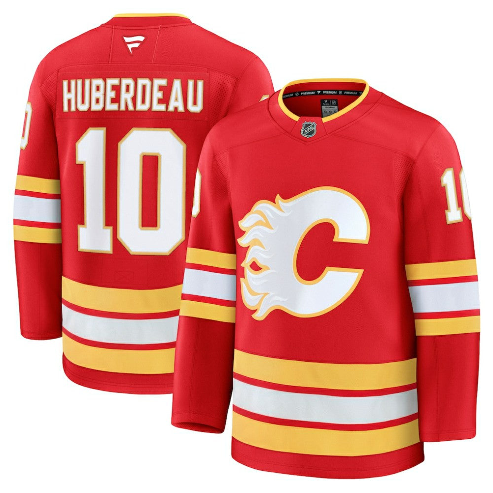 Jonathan Huberdeau Calgary Flames Fanatics Home Premium Jersey Outlet