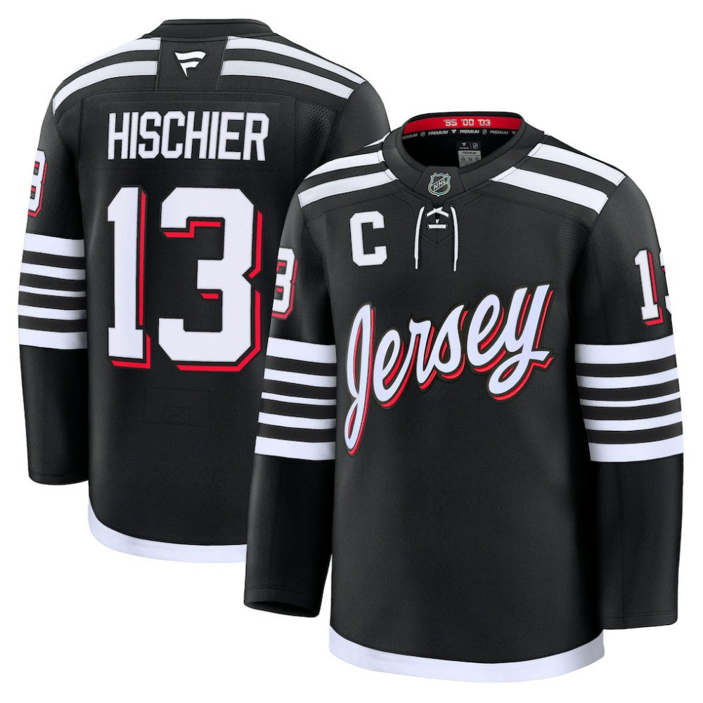 Nico Hischier New Jersey Devils Fanatics Alternate Premium Jersey On Sale