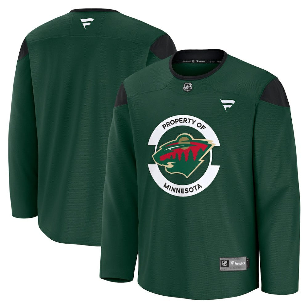 Minnesota Wild Fanatics Practice Jersey On Sale
