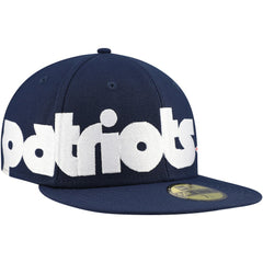 New England Patriots New Era Checkered Undervisor 59FIFTY Fitted Hat