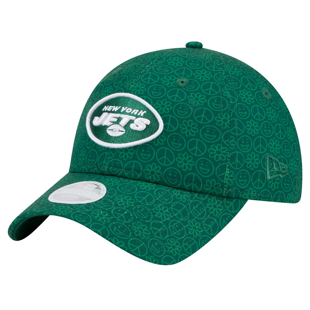 New York Jets New Era Women's Smiley 9TWENTY Adjustable Hat