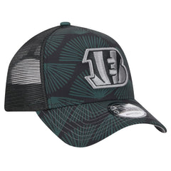 Cincinnati Bengals New Era Agave Trucker 9FORTY Adjustable Hat
