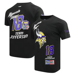 Minnesota Vikings Justin Jefferson Pro Standard Fast Lane Name & Number Player T-Shirt
