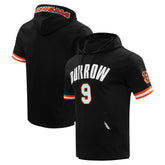 Cincinnati Bengals Joe Burrow Pro Standard Player Name & Number Hoodie T-Shirt