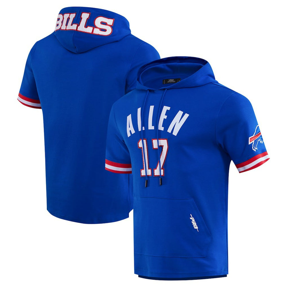 Buffalo Bills Josh Allen Pro Standard Player Name & Number Hoodie T-Shirt