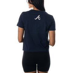 Atlanta Braves The Wild Collective Women's Twist Front T-Shirt | MLB Near me