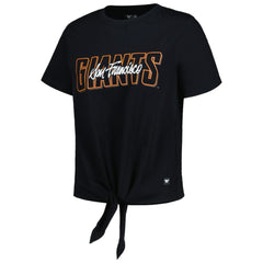 San Francisco Giants The Wild Collective Women's Twist Front T-Shirt | MLB Near me