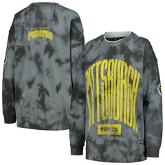Pittsburgh Pirates The Wild Collective Women's Overdyed Pullover Sweatshirt | MLB US