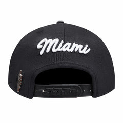 Miami Heat Pro Standard Paint the City Pinch Front Snapback Hat Discount