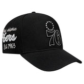 Philadelphia 76ers Pro Standard Paint the City Pinch Front Snapback Hat Online