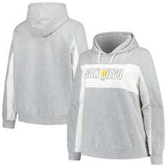 Profile San Diego Padres Women's Plus Size Pullover Hoodie | MLB Outlet