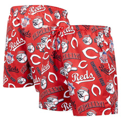 Cincinnati Reds Pro Standard Toss Logo Woven Shorts | MLB New