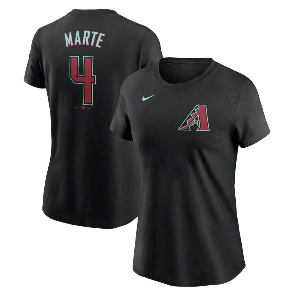 Ketel Marte Arizona Diamondbacks Nike Women's 2024 Fuse Name & Number T-Shirt | MLB New