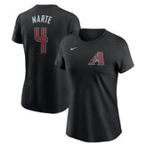 Ketel Marte Arizona Diamondbacks Nike Women's 2024 Fuse Name & Number T-Shirt | MLB New