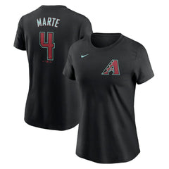 Ketel Marte Arizona Diamondbacks Nike Women's 2024 Fuse Name & Number T-Shirt | MLB New