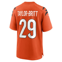Cincinnati Bengals Nike Cam Taylor-Britt Alternate Game Jersey