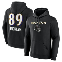 Baltimore Ravens Mark Andrews Team Wordmark Player Name & Number Pullover Hoodie
